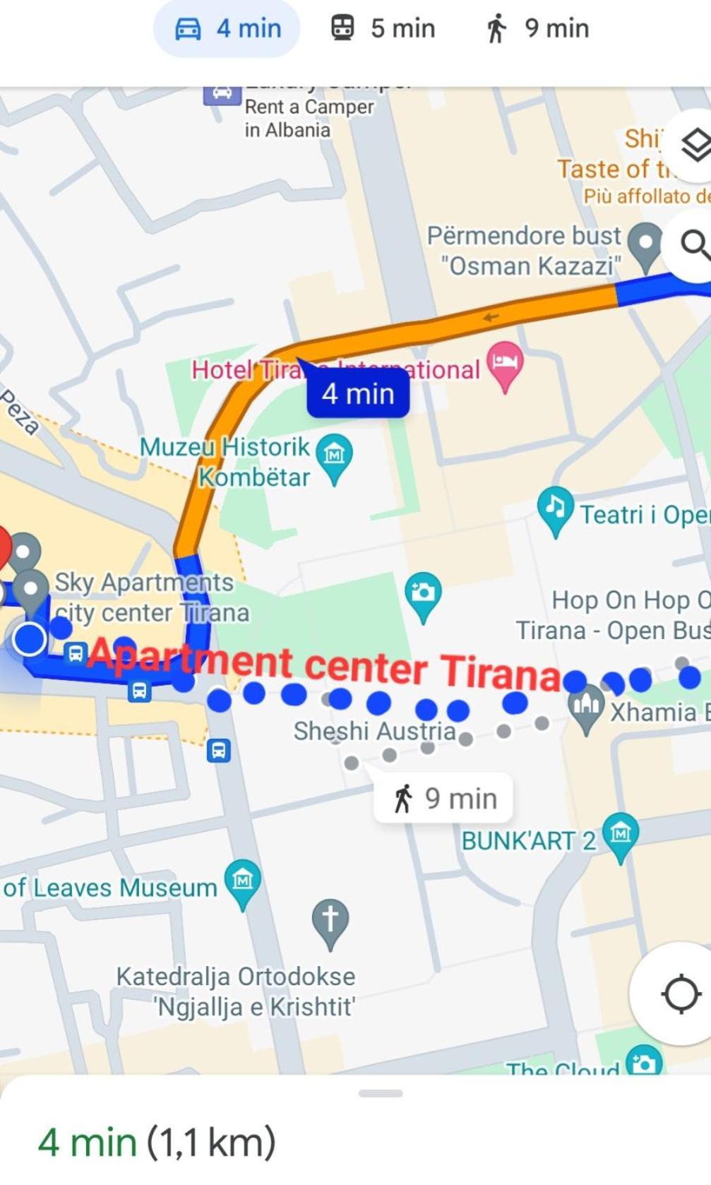 Apartament Center Tirana Værelse billede
