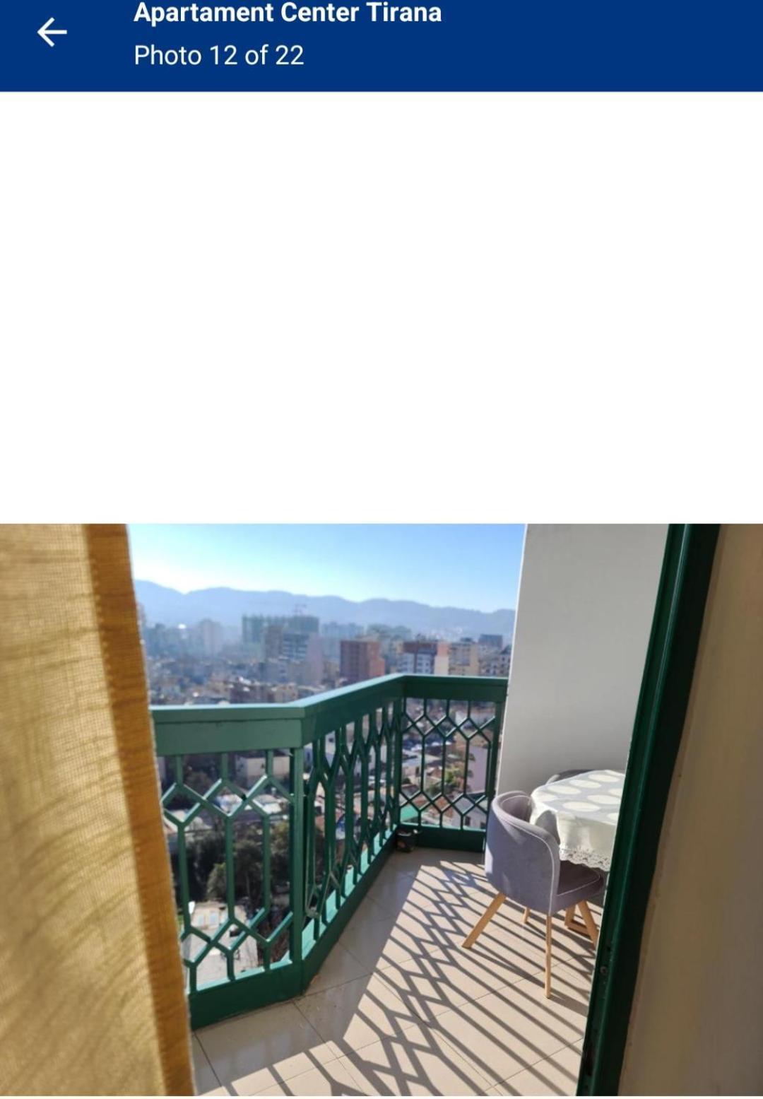 Apartament Center Tirana Eksteriør billede